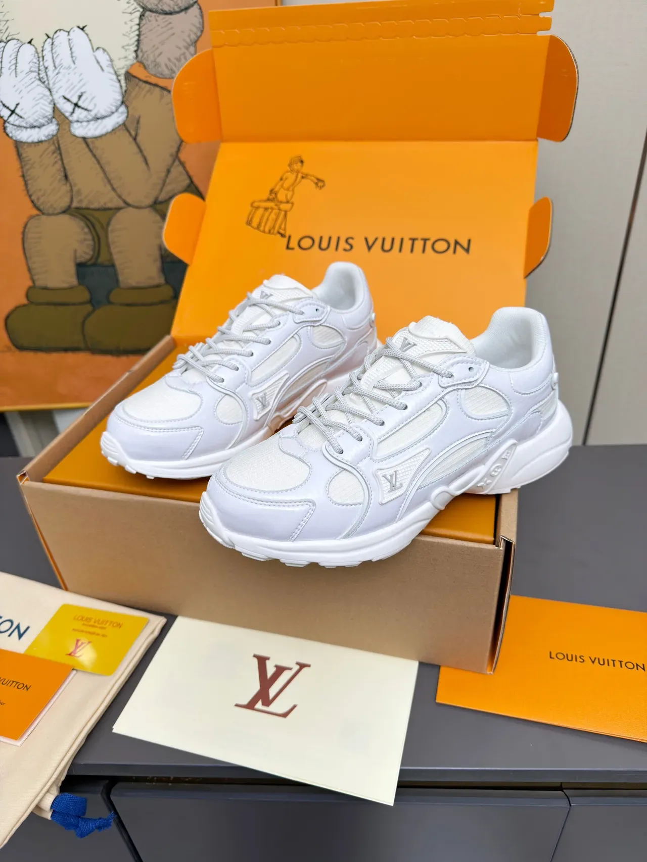 Louis Vuitton Run Away White Lifestyle Sneakers 5