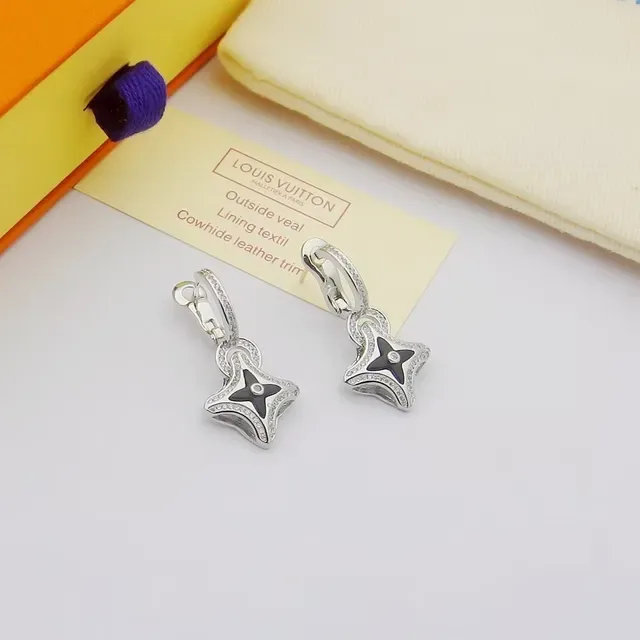 Louis Vuitton Star Charms Pavé Enamel Earrings 4
