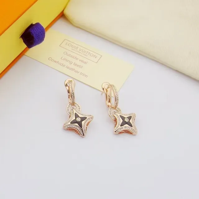 Louis Vuitton Star Charms Pavé Enamel Earrings 6