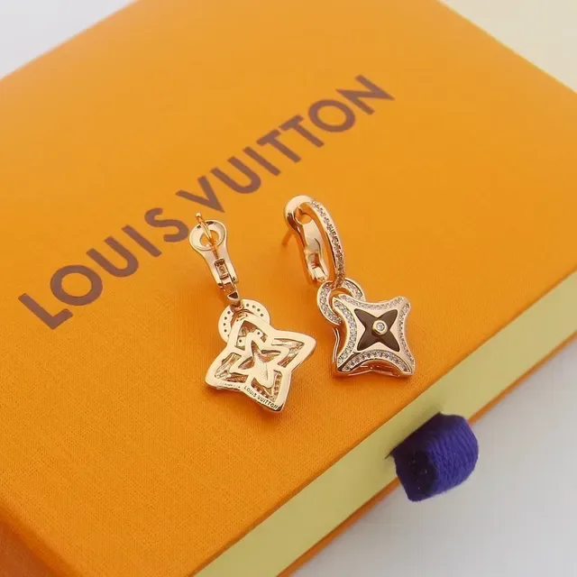 Louis Vuitton Star Charms Pavé Enamel Earrings 7