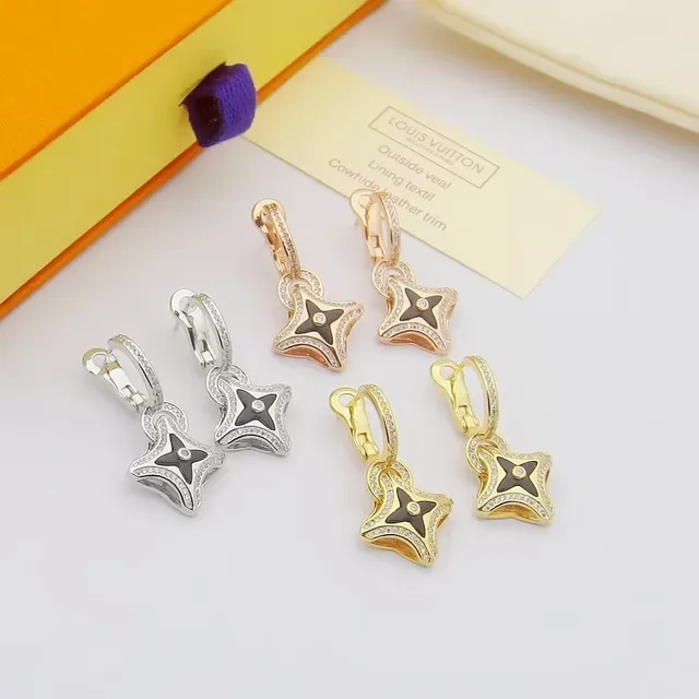 Louis Vuitton Star Charms Pavé Enamel Earrings 8