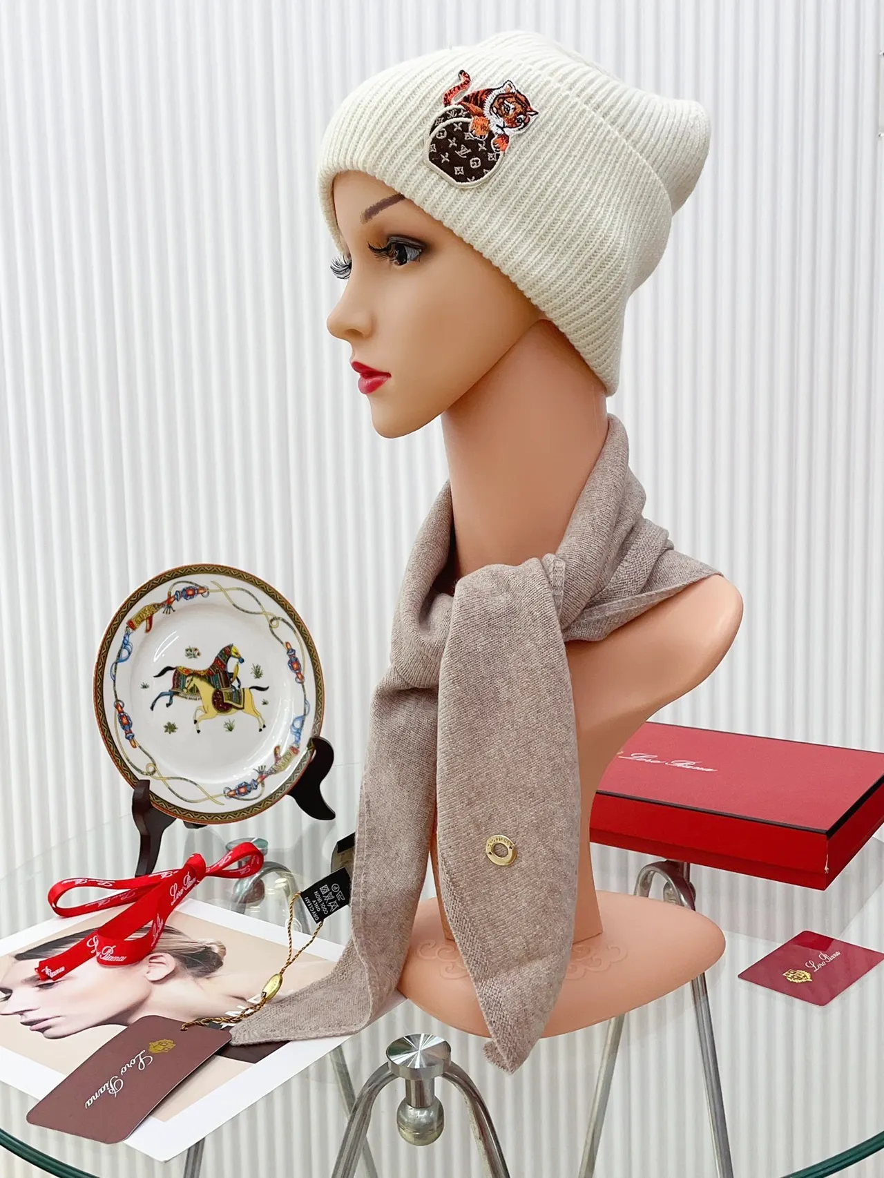 Louis Vuitton Tiger Monogram Embroidered Beanie 9