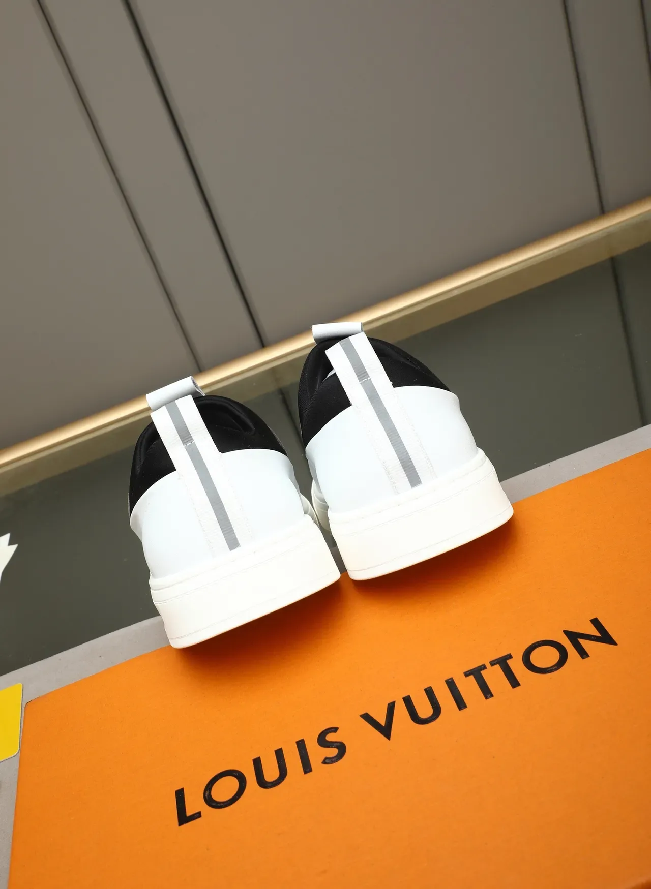 Louis Vuitton White Brown Slip-On Monogram Canvas Lifestyle Sneakers 3