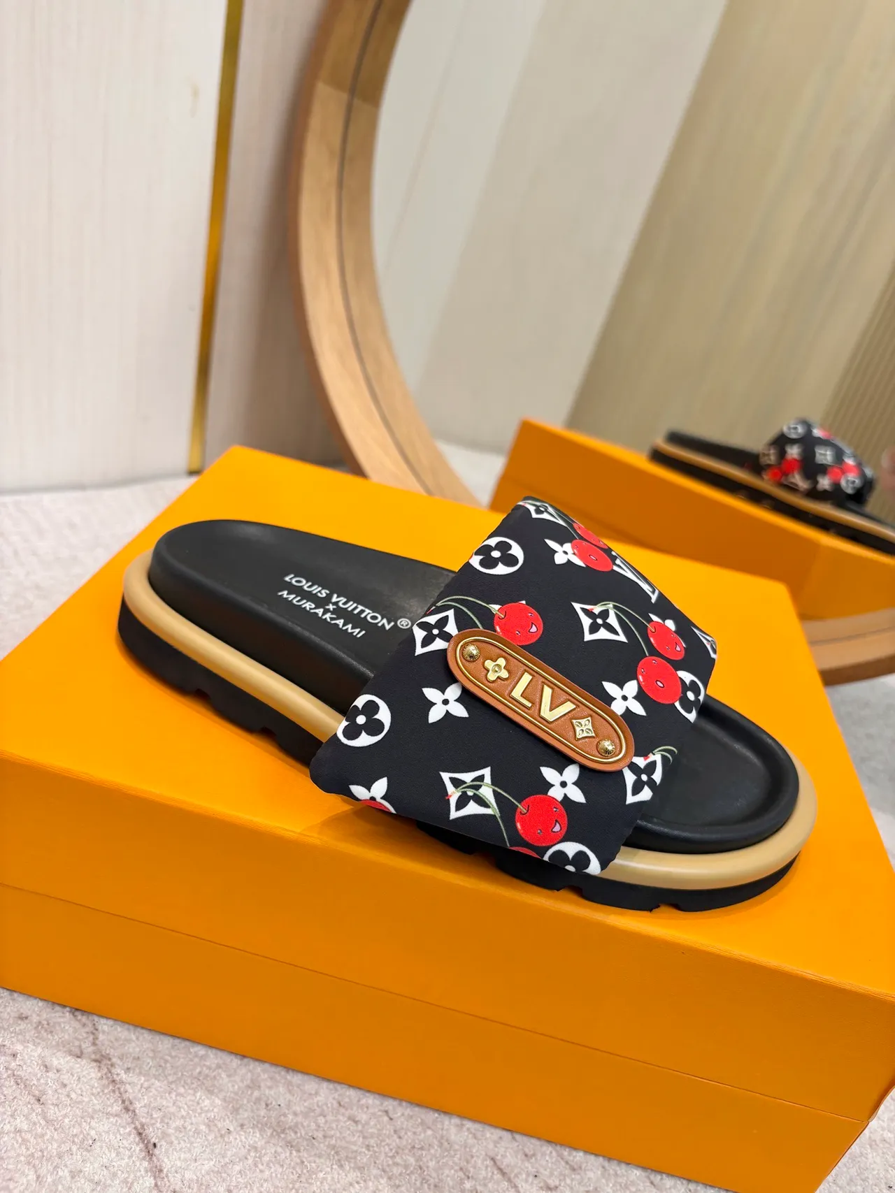 Louis Vuitton x Murakami Cherry Monogram Slipper 5