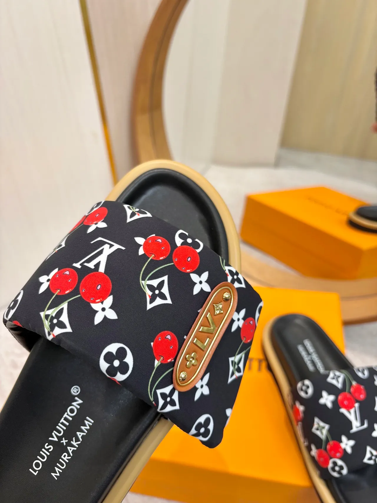 Louis Vuitton x Murakami Cherry Monogram Slipper 6