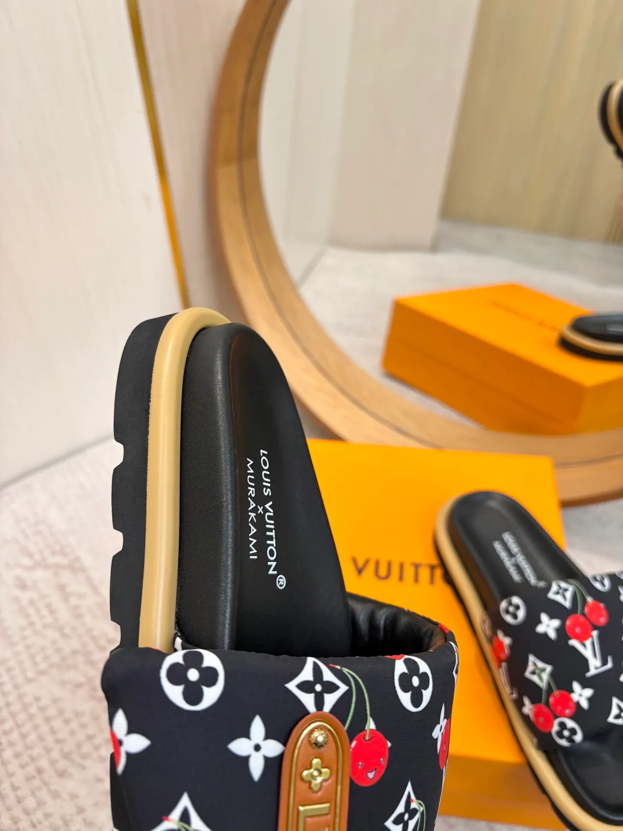 Louis Vuitton x Murakami Cherry Monogram Slipper 7