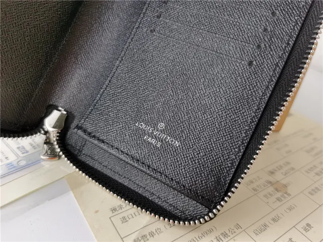 Louis Vuitton Zippy Wallet noire Monogram Empreinte portefeuille long 18
