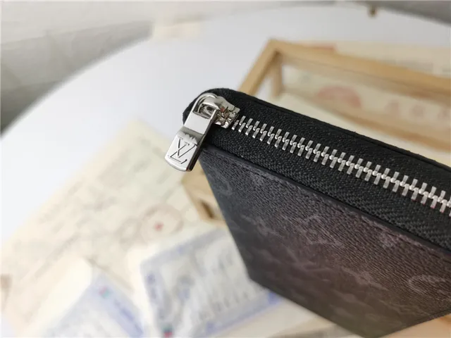 Louis Vuitton Zippy Wallet noire Monogram Empreinte portefeuille long 21