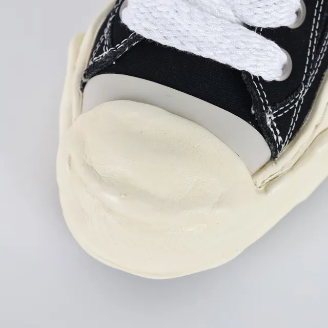 Maison Margiela Black Beige Sculpted Sole Deconstructed Toe Cap Lifestyle Sneakers 5