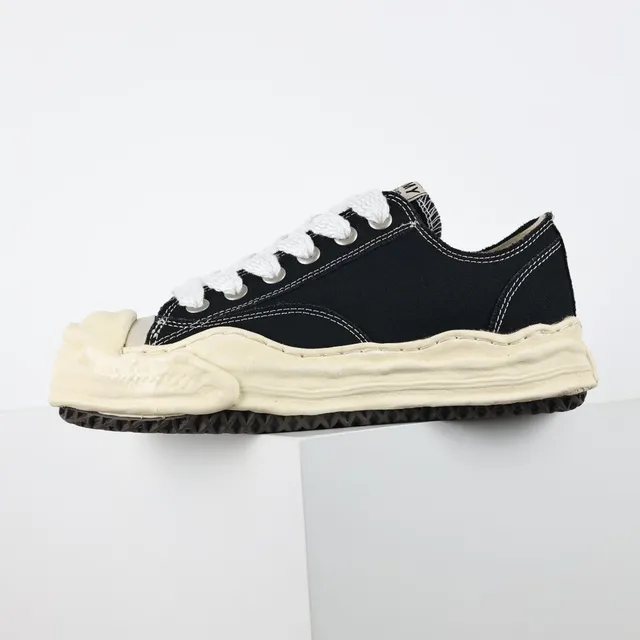 Maison Margiela Black Beige Sculpted Sole Deconstructed Toe Cap Lifestyle Sneakers 9