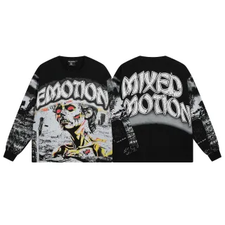 Camiseta de manga larga con estampado gráfico Emotion Mixed Emotion