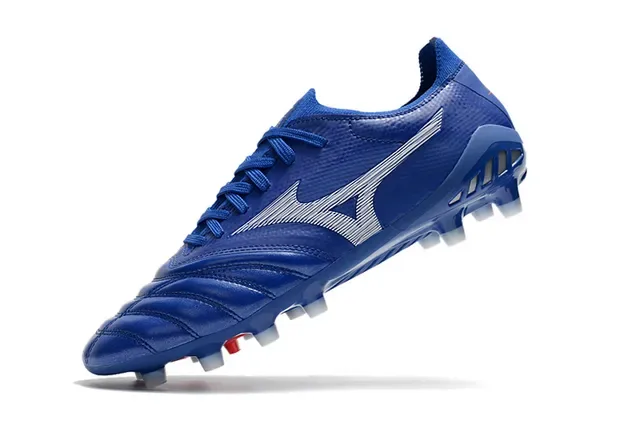 Mizuno Morelia Neo White and Red Firm-Ground Soccer Shoes 24