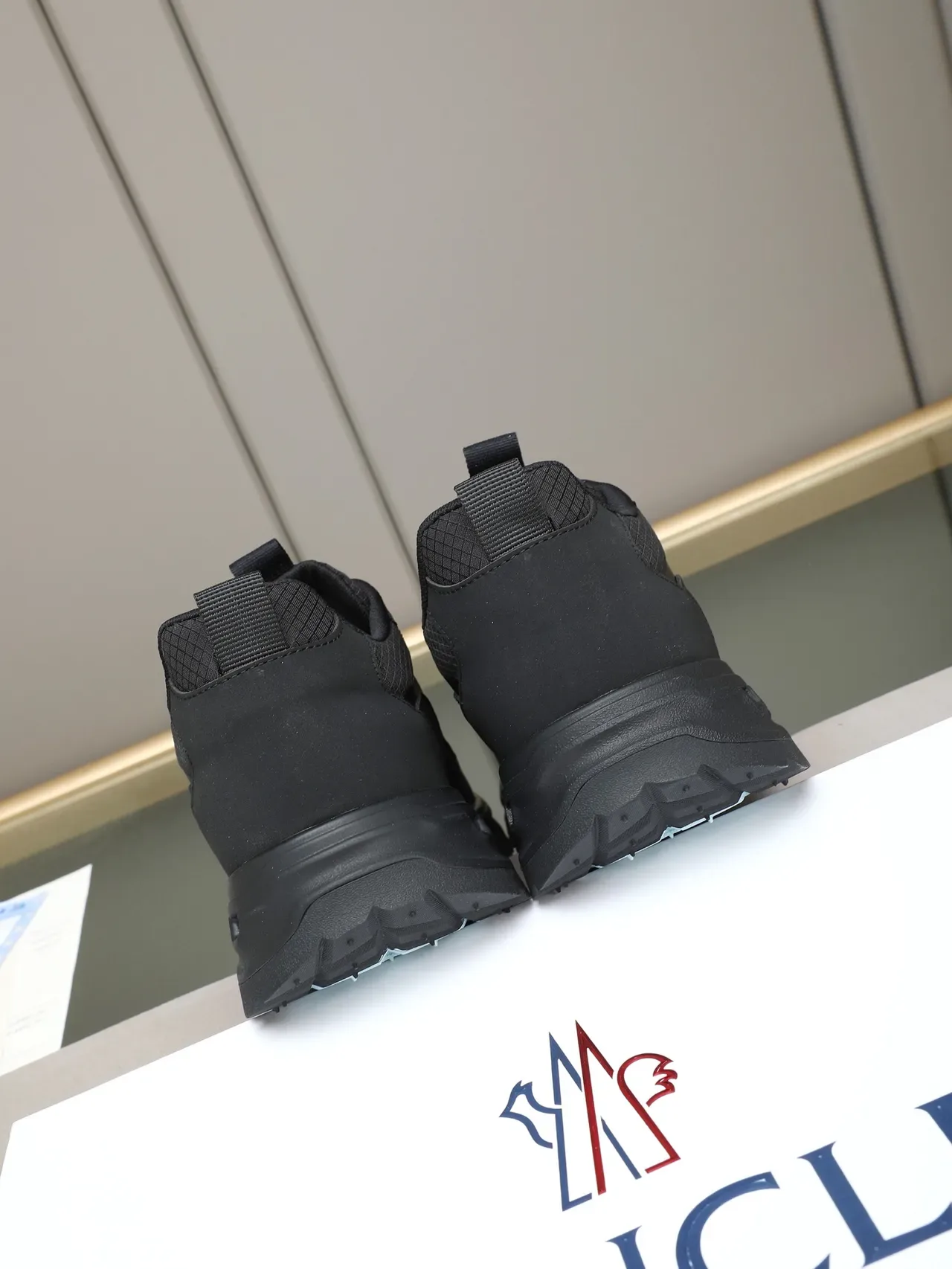 Moncler 黑色 网面和合成鞋面 生活方式运动鞋 3