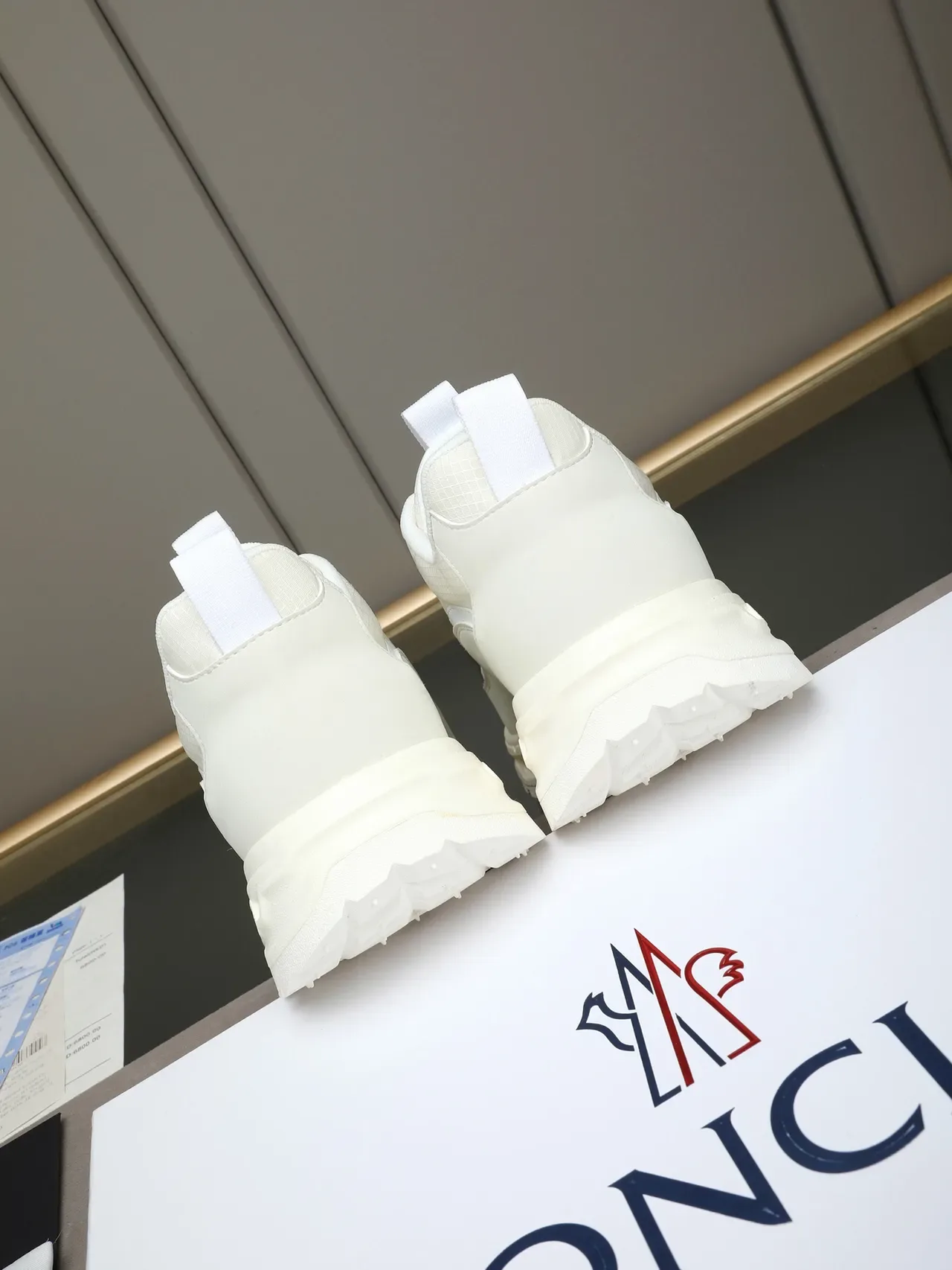 Moncler White Chunky Sole Lifestyle Sneaker 4