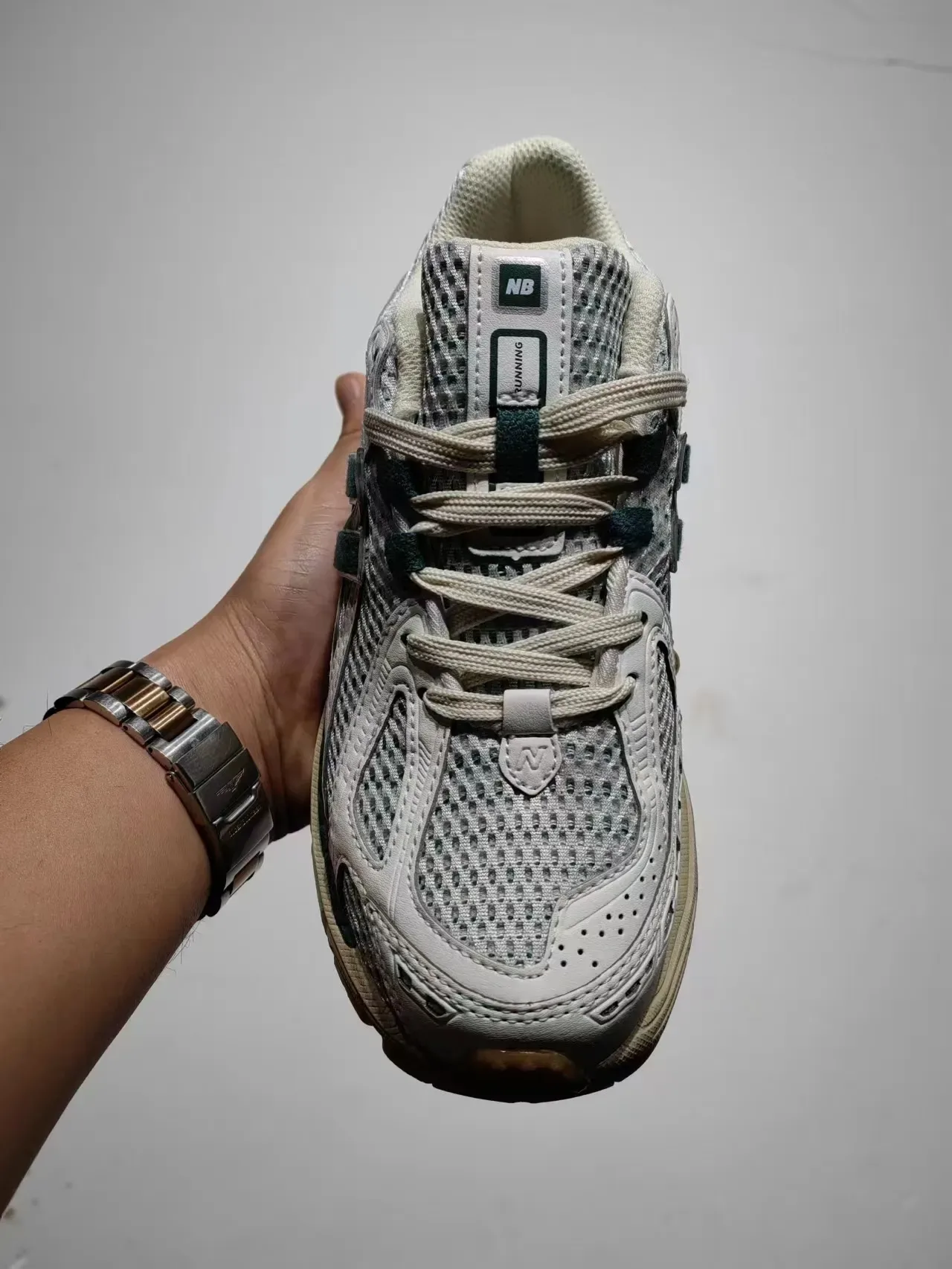 New Balance 1906R أبيض أخضر بيج أحذية أسلوب الحياة 2