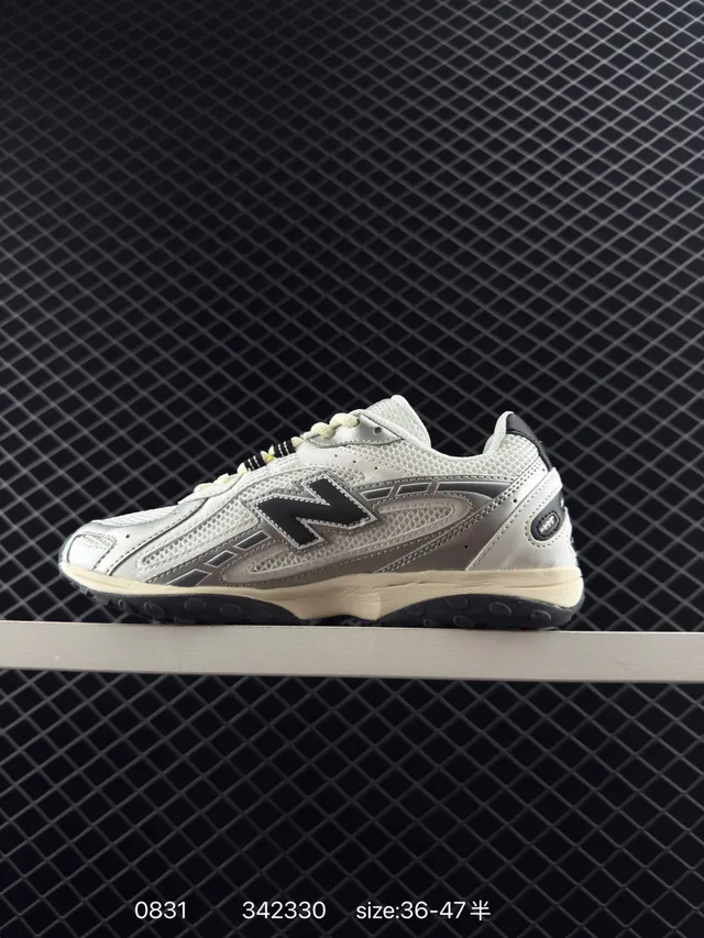 New Balance 204 Series Chaussures à semelle épaisse Off-White et gris 5