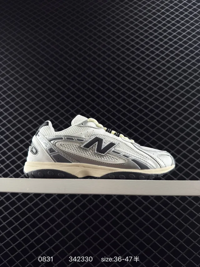 New Balance 204 Series Chaussures à semelle épaisse Off-White et gris 6