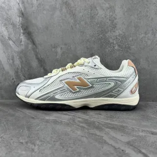 New Balance 2041 White Silver Tan Lifestyle Sneakers