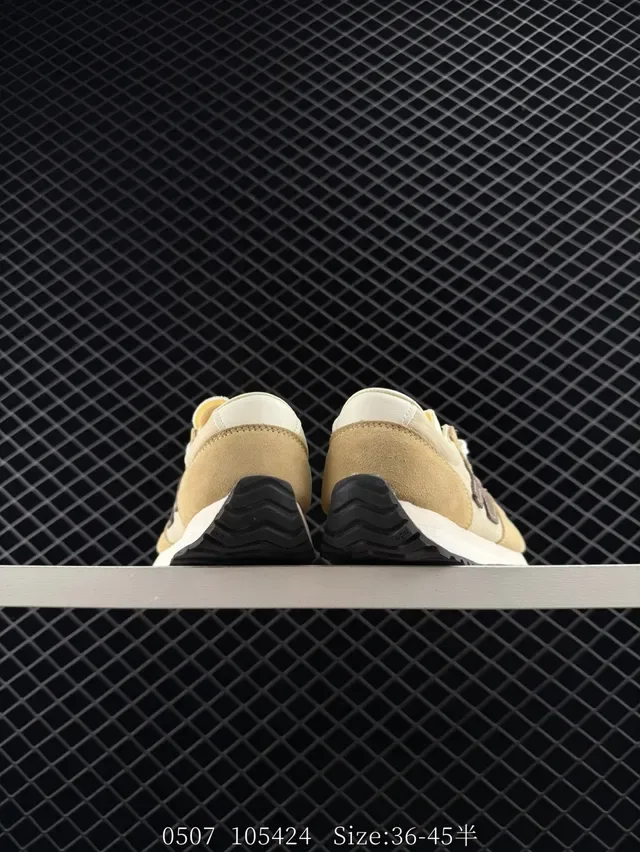New Balance 471 Zapatillas lifestyle retro de cuero de ante beige marrón con capas 4