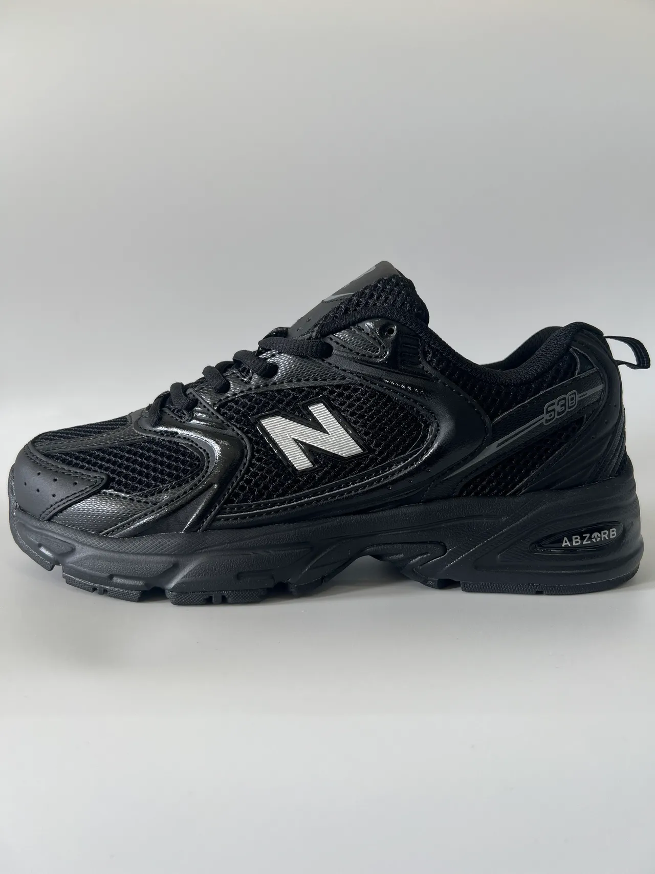 New Balance 530 Baskets Lifestyle en Maille et Synthétique Noir 4