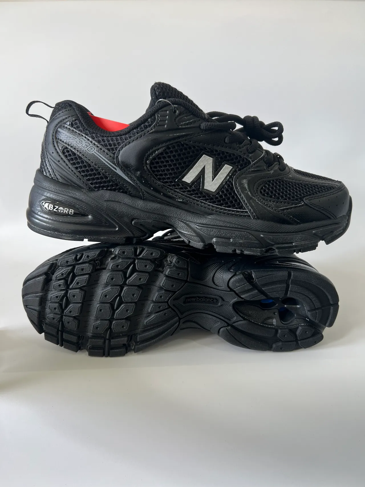 New Balance 530 Baskets Lifestyle en Maille et Synthétique Noir 5