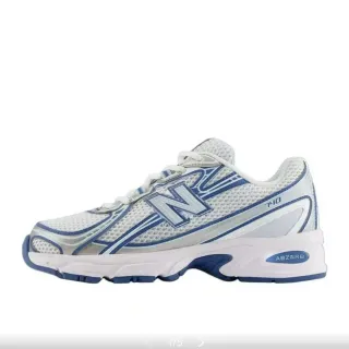 New Balance 740 White and Blue Running Shoes