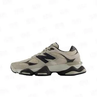 New Balance 9060 米色和黑色厚底运动鞋