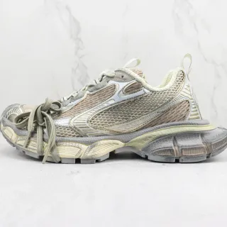 New Balance 9060 Beige Gray Chunky Sneakers