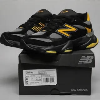 New Balance 9060 Black Yellow Lifestyle Sneakers