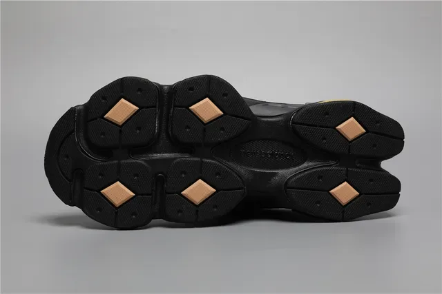 New Balance 9060 أحذية رياضية سوداء وصفراء للأسلوب الحياتي 6