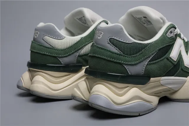 New Balance 9060 أخضر غابي أبيض حذاء رياضي أسلوب حياة 2
