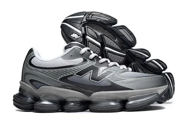 New Balance 9060 Gray Black Lifestyle Sneakers 4