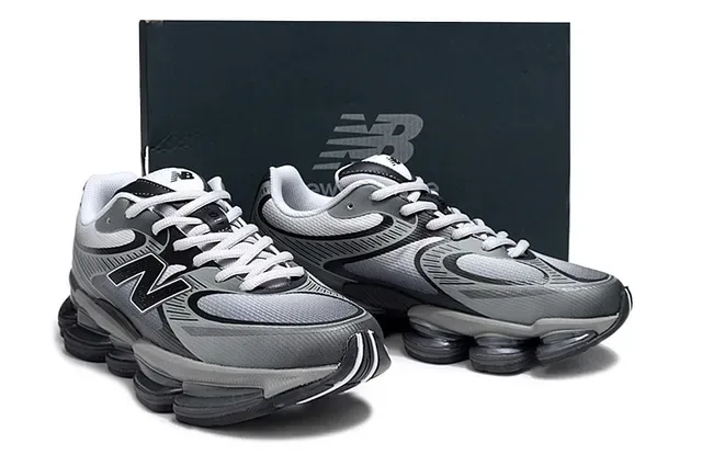 New Balance 9060 Gray Black Lifestyle Sneakers 5