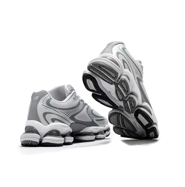 New Balance 9060 Gray White Black Lifestyle Sneakers 2