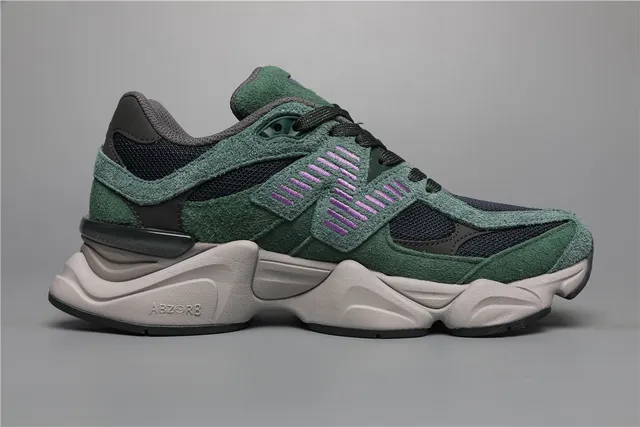 New Balance 9060 Chaussures Chunky Vert Violet 8
