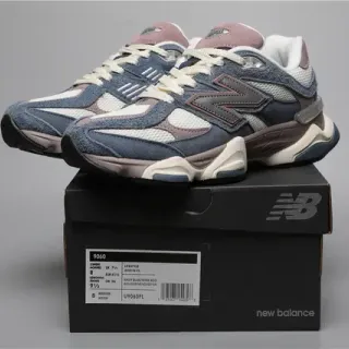 New Balance 9060 Navy Blue Wine Red Lifestyle Sneakers