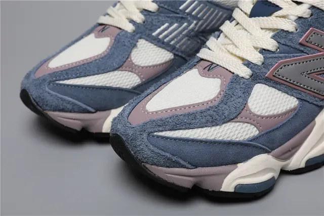 New Balance 9060 Navy Blue Wine Red sneakers lifestyle 4