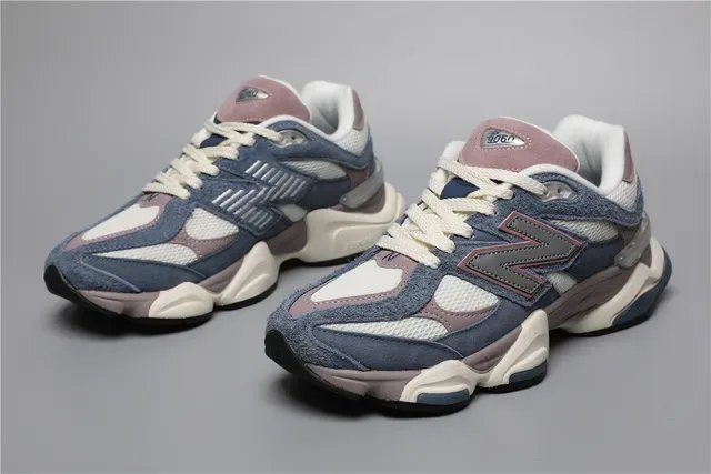 New Balance 9060 Navy Blue Wine Red sneakers lifestyle 5