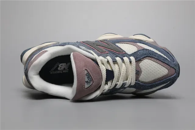 New Balance 9060 Navy Blue Wine Red sneakers lifestyle 7