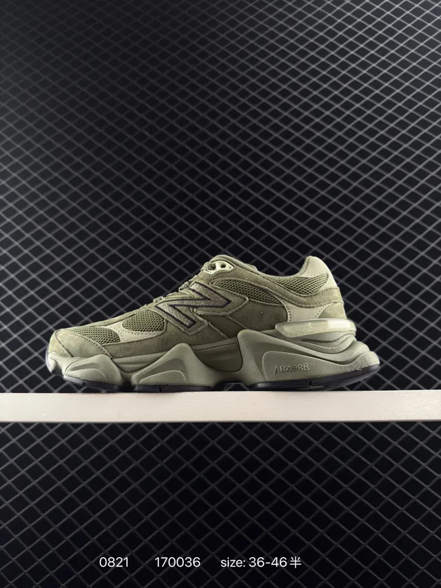New Balance 9060 Vert Olive Sneakers Chunky 5