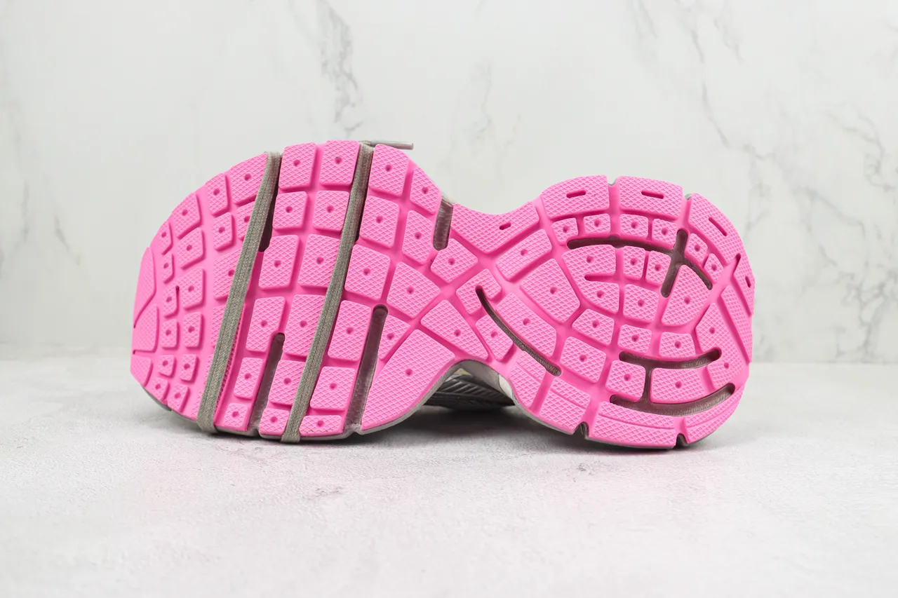 New Balance 9060 Silver Pink Chunky Sneakers 8