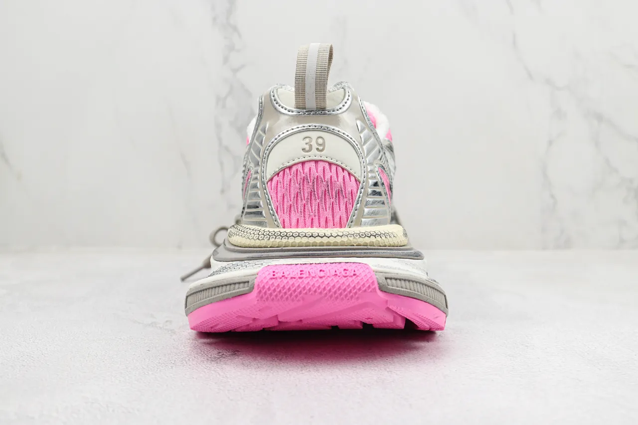 New Balance 9060 Silver Pink Chunky Sneakers 9