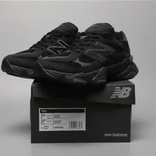 New Balance Black Monochromatic Chunky Sculpted Sole Lifestyle Sneakers