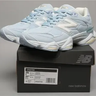 New Balance Blue White Chunky Retro Runner Layered Mesh-Synthetic Upper Lifestyle Sneakers
