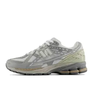 New Balance Gray Beige Mesh And Synthetic Overlay Upper Reflective Stripe Detailing Running Shoes