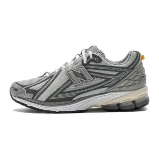 New Balance رمادي أسود شبكة متعددة الطبقات ومواد اصطناعية للجزء العلوي أغطية قفص هندسية حذاء رياضي أسلوب حياة