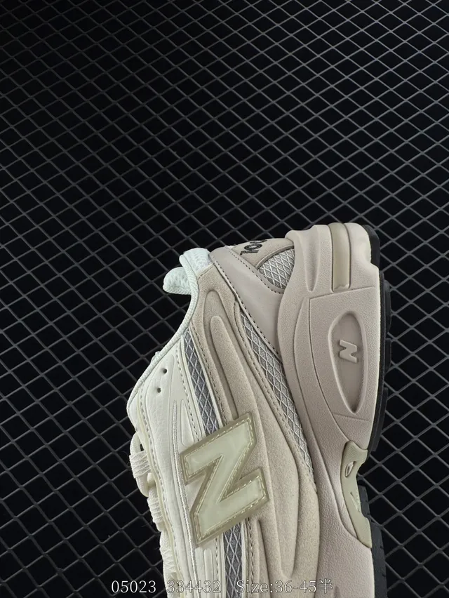 New Balance M0 بيج رمادي متعدد الطبقات رغوة midsole ريترو داد شوز silhouette سنيكرز سميكة 2