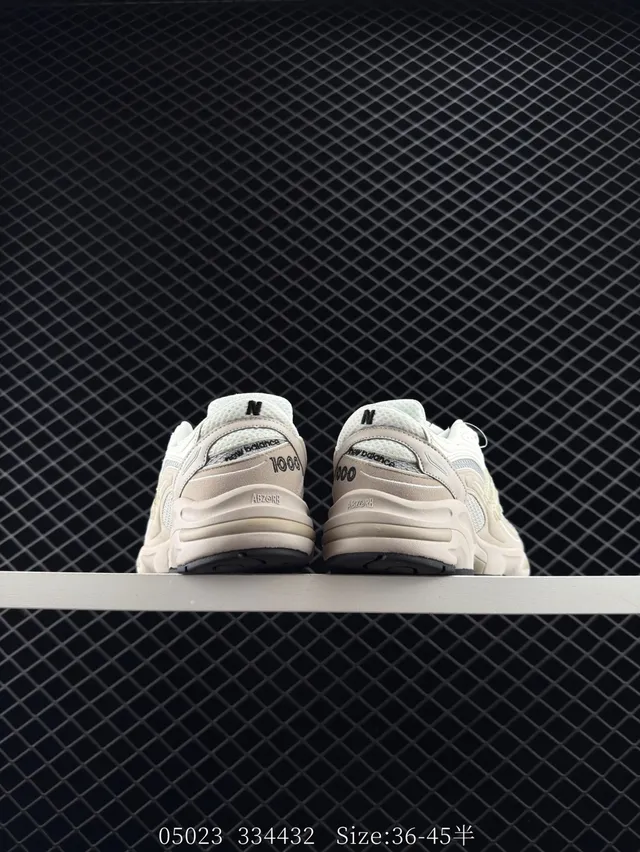 New Balance M0 بيج رمادي متعدد الطبقات رغوة midsole ريترو داد شوز silhouette سنيكرز سميكة 4