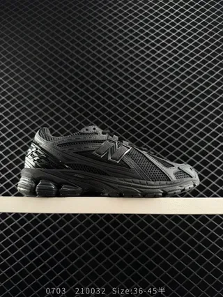 New Balance M1906 Negro Monocromo Retro Runner Silueta Estilo de vida Zapatillas 2