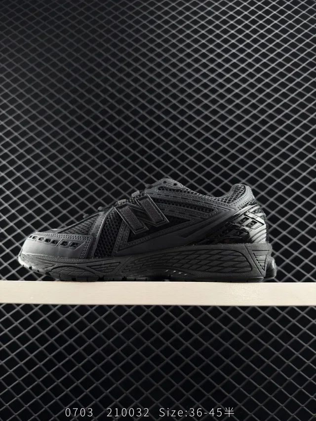 New Balance M1906 Negro Monocromo Retro Runner Silueta Estilo de vida Zapatillas 6